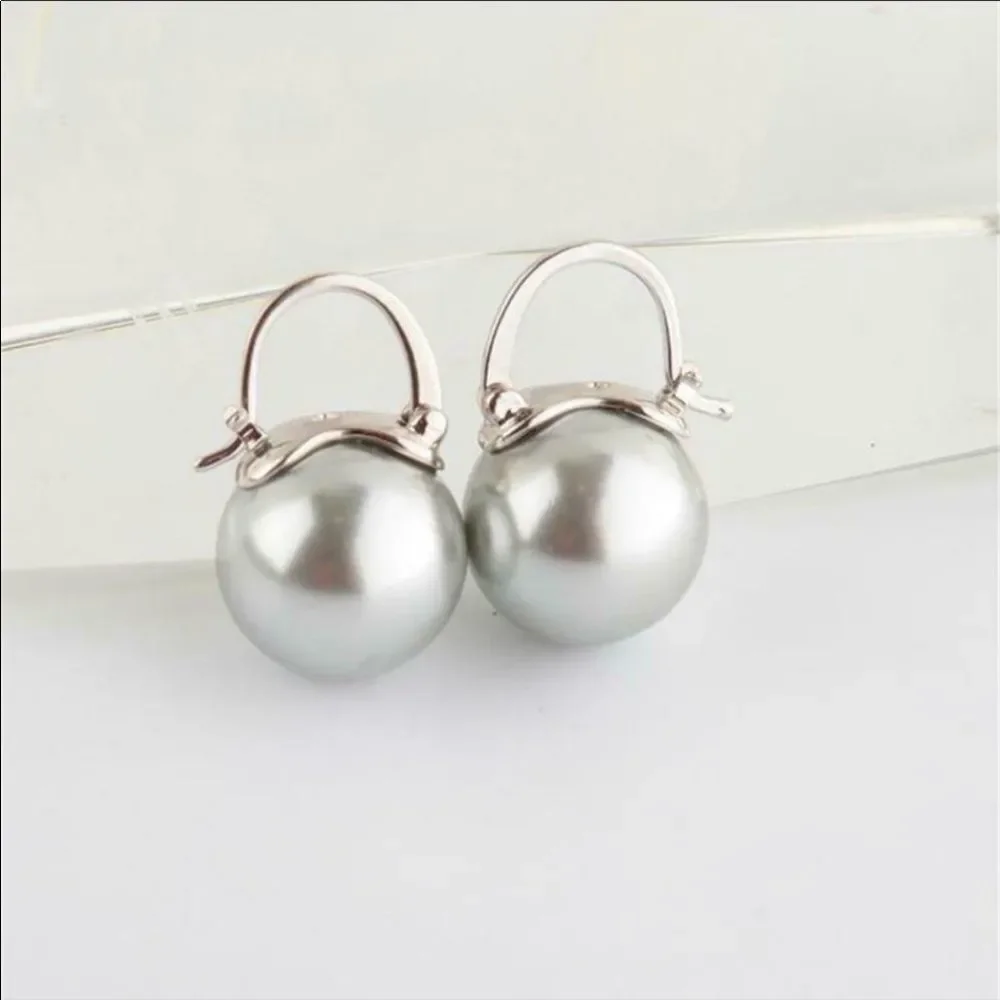 Kate Spade Silver Pearl Earrings